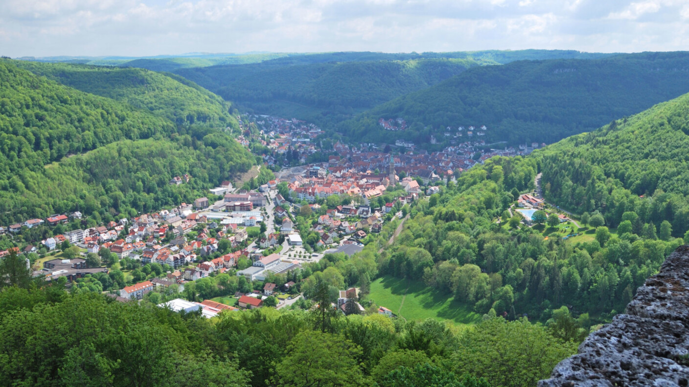 Panorama von Bad Urach