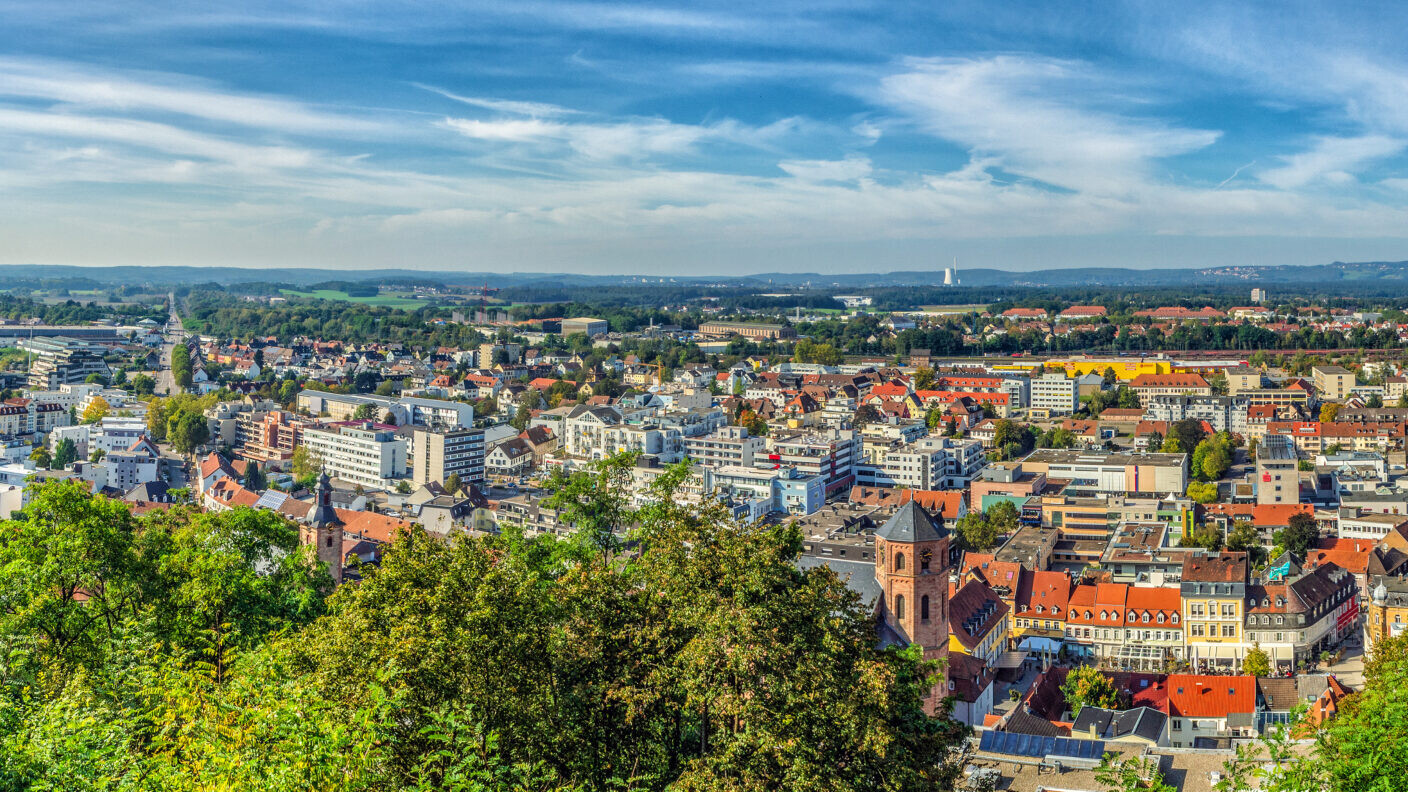 Stadtpanorama Homburg im Saarland