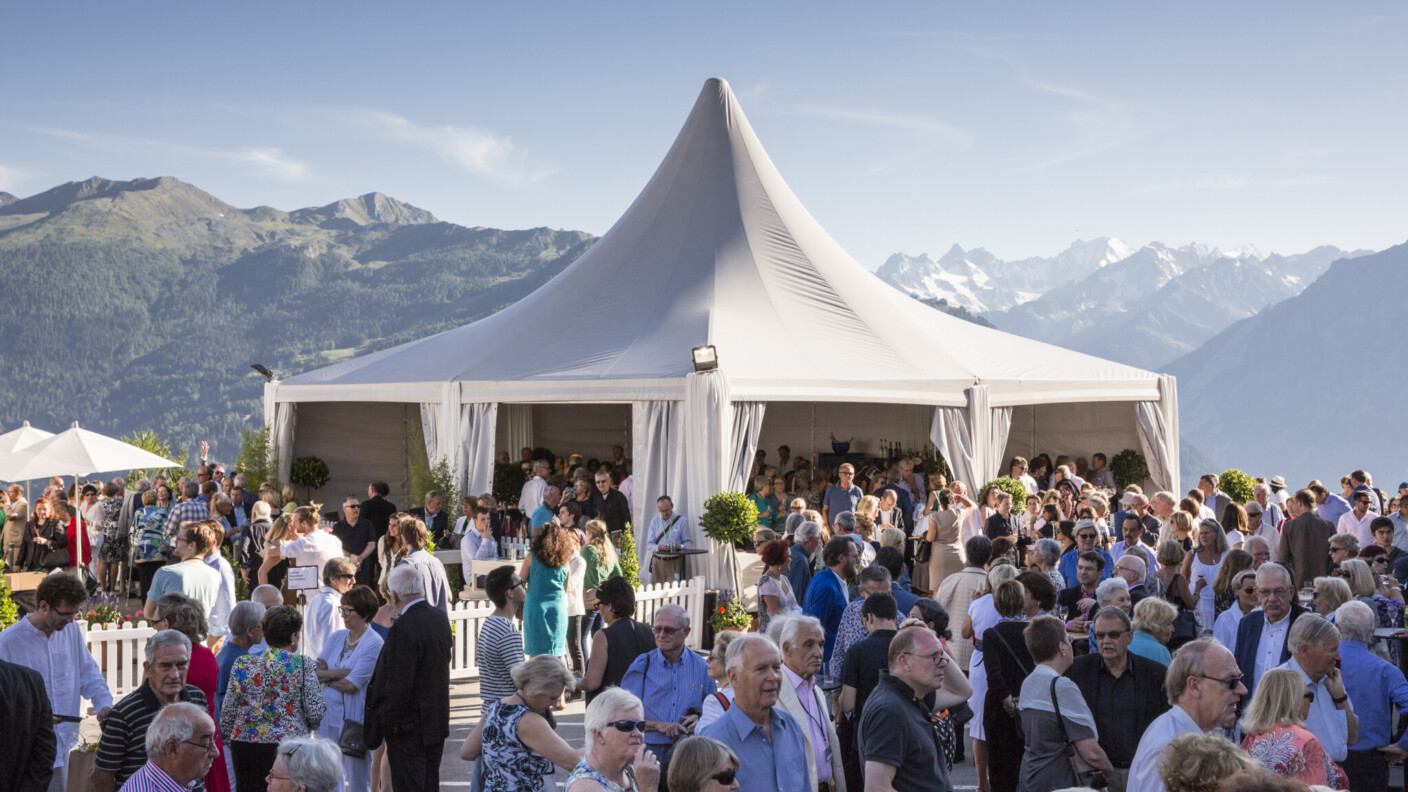 Festival in den Alpen