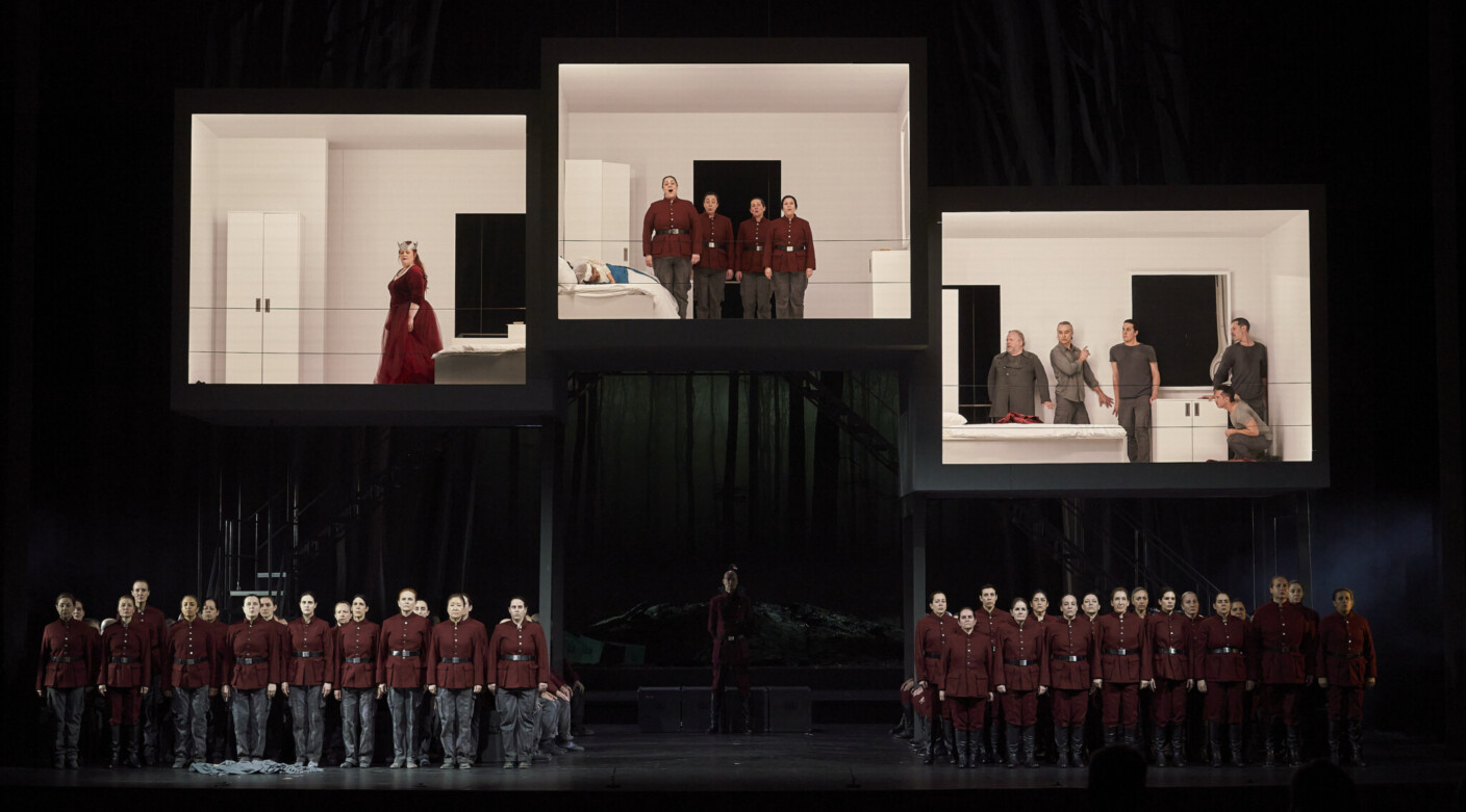 Szenenbild aus „Lohengrin“ am Gran Teatre del Liceu Barcelona