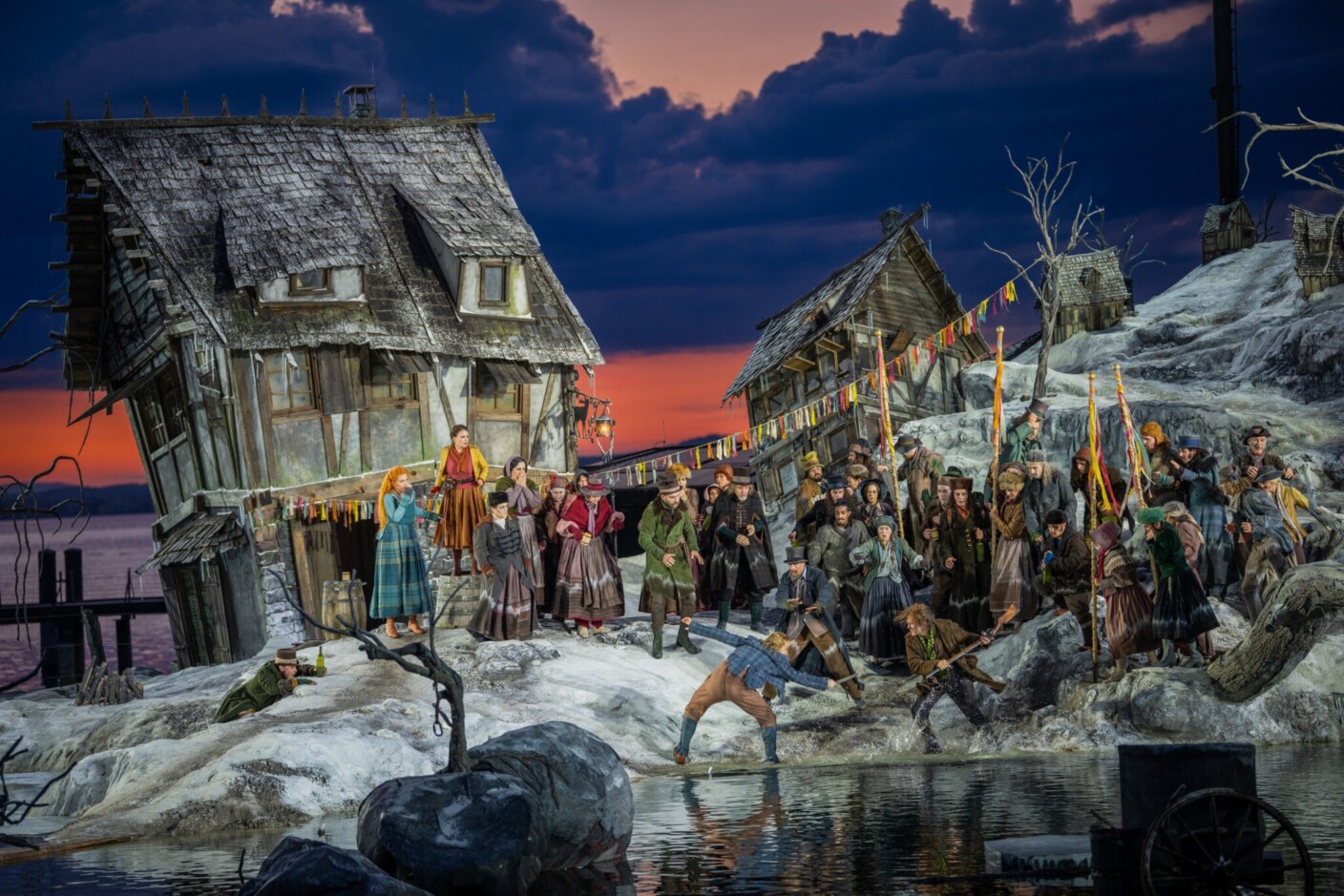 Szenenbild aus „Der Freischütz“ bei den Bregenzer Festspielen