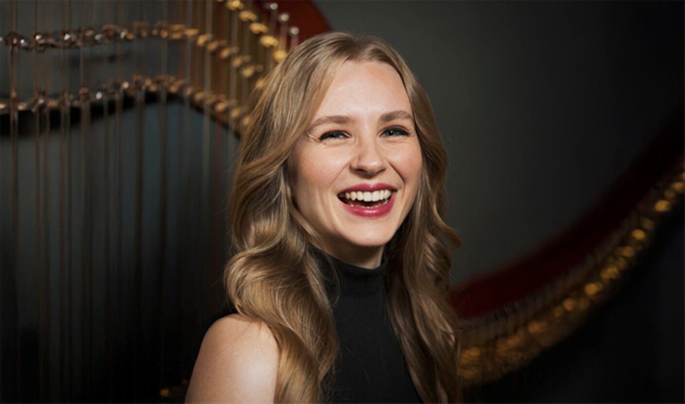 Rising Star an der Harfe: Tjasha Gafner